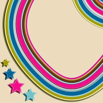 Abstract disco background - vector. Stock Illustration