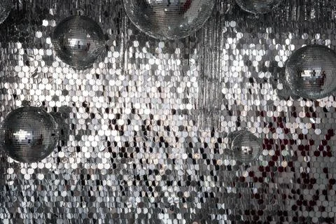 Abstract disco background without people pattern close up Stock Photos