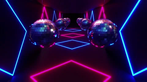 Abstract Disco Ball Background Stock Footage 165671674