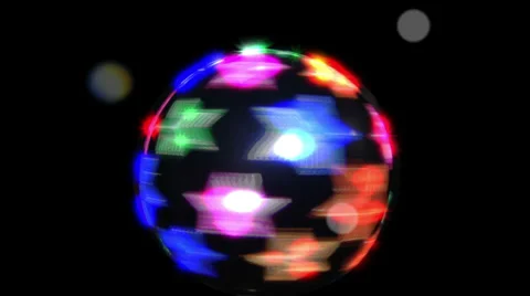 Abstract disco ball Stock Footage 34934314