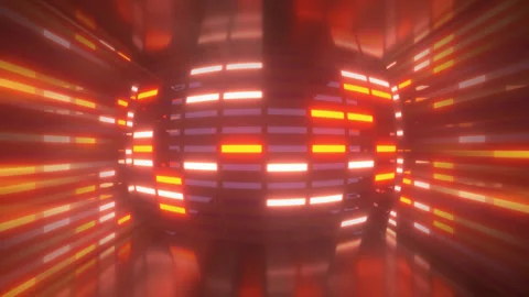 Abstract Disco Lights Effect Vídeos de archivo 307799392