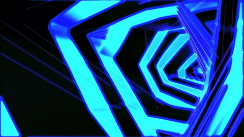 Abstract Disco VJ Tunnel Stock-Footage 104074907