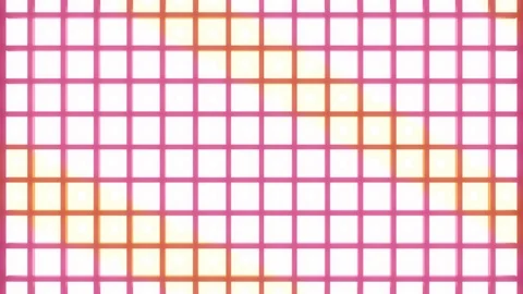 Abstract disco wireframe pattern with moving colors vjloop Video stock 110628342