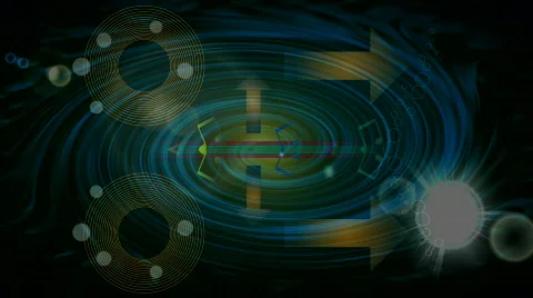 Abstract disco/music theme with various background effects. HD 1080i. 14 seconds Stock Footage 114363