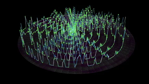 Abstract disk data. Stock Footage 304230517