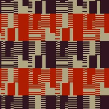 Abstract displaced seamless pattern Stock Illustration