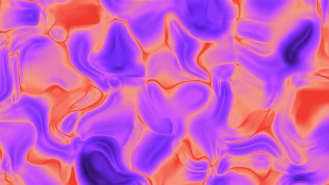 Abstract distorted pattern of orange and purple gradient background colors Stock Footage 322207959