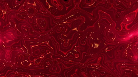 Abstract distorted swirl waves striped curves red fluid Video Background Stock Footage 336782002