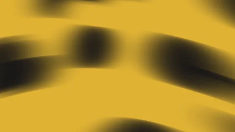 Abstract distortion pattern with dynamic black and yellow flowing shapes Stock Footage 314202166
