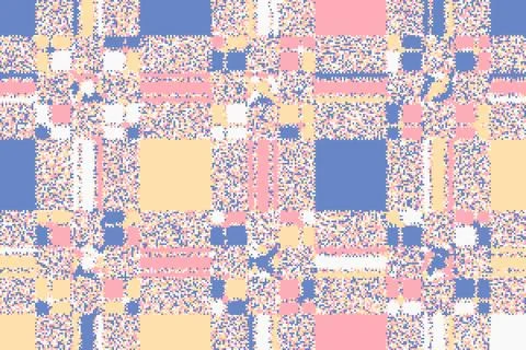 Abstract distortion pattern with flowing glitch elements and geometry. The .. Stockillustratie
