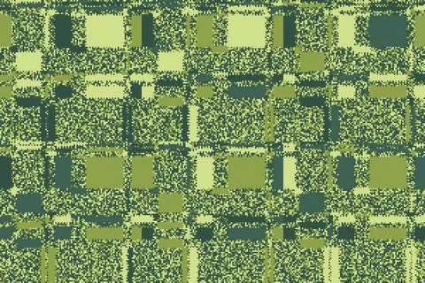 Abstract distortion surface with smooth glitch effects and geometric fragme.. Stock Illustration