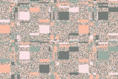 Abstract distortion texture with glitch elements and balanced noise. The re.. Stockillustratie