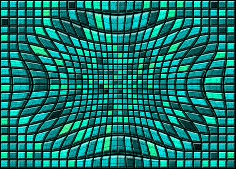 Abstract distortion tiled background Stock Illustration