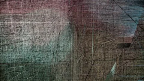 Abstract Distressed Painting Stock Illustration
