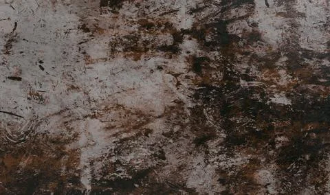 Abstract distressed surface with dark brown, reddish-brown Stock Illustration
