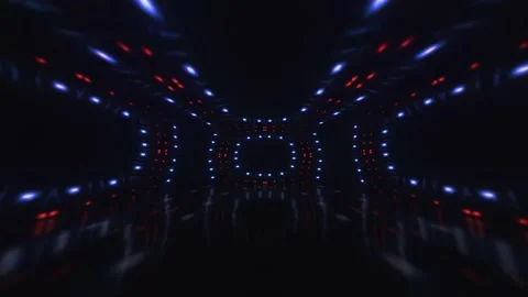 Abstract DJ Lights Show in a 3D animation Stock Footage 233707640