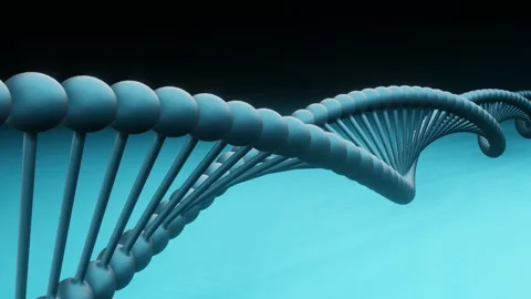 Abstract DNA 3D animation Stock Footage 145700950