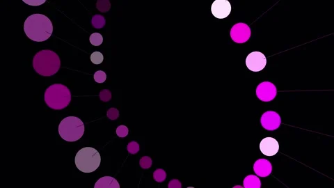 Abstract dna 3d animation rotating helix genetic code double helix spiral Stock Footage 327573870