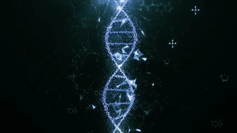 Abstract Dna concept. Stock Illustration