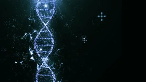 Abstract Dna concept. Stock Illustration