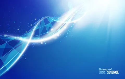 Abstract dna design. Stock Illustration