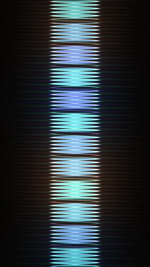 Abstract dna gradient animated background with vermillion soft colors Stock Footage 331269213