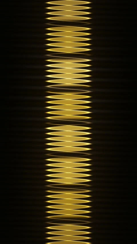 Abstract dna gradient animated background with amber mid colors Stock Footage 331812292