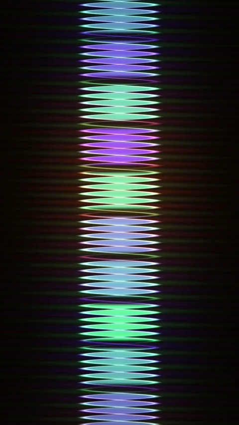 Abstract dna gradient animated background with vermillion mid colors Stock Footage 332178795
