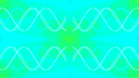 Abstract DNA Helix Animation - Double Helix Structure on Purple Background Stock Footage 336536092