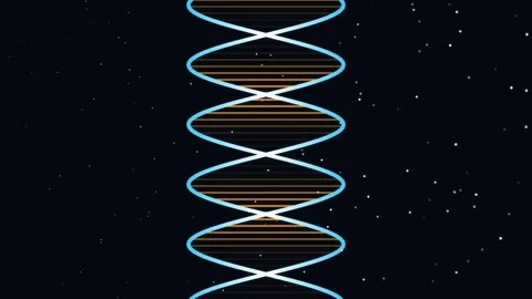 Abstract DNA Helix Animation 스톡 동영상 342044374