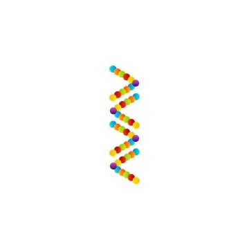 Abstract DNA Helix Stock Illustration