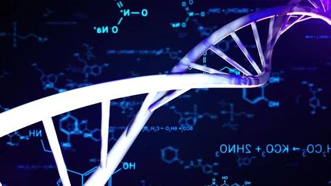 Abstract DNA helix イラスト素材