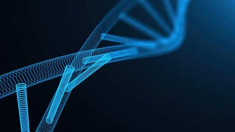 Abstract DNA helix イラスト素材