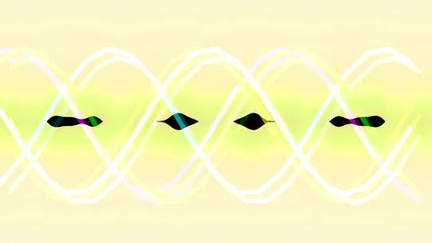 Abstract DNA Helix with Quantum Particles, Futuristic Science and Technolog.. Stock Footage 332584162