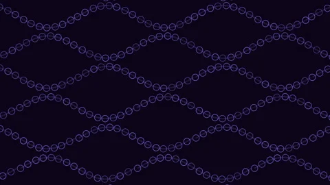 Abstract DNA helix wave pattern animation on dark background for science videos 스톡 동영상 334139391