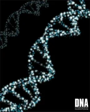 Abstract dna Stock Illustration