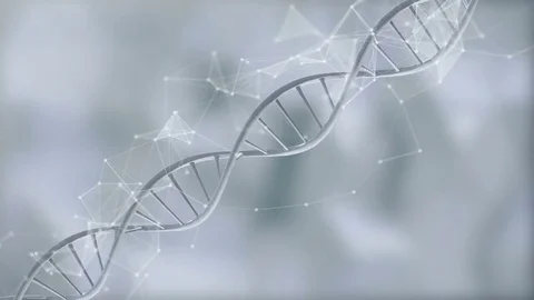 Abstract DNA molecule Loop Stockbeeldmateriaal 72774746