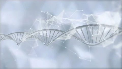 Abstract DNA molecule Loop Stock-Footage 72774897