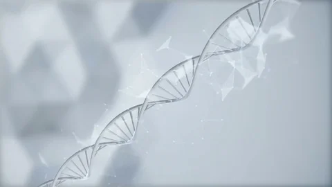 Abstract DNA molecule Loop Stock-Footage 72774989