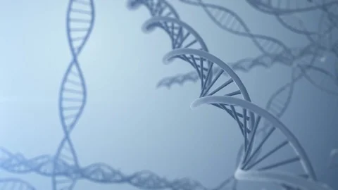 Abstract DNA molecule Loop Stock Footage 72776846