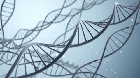 Abstract DNA molecule Loop Vidéo 72777466