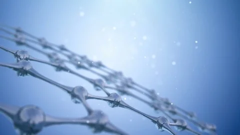 Abstract DNA molecule Loop Stock-Footage 72781073