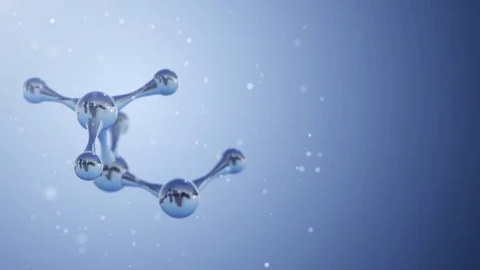 Abstract DNA molecule Loop Stock-Footage 72782045