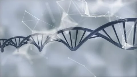 Abstract DNA molecule Loop Stock Illustration