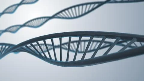 Abstract DNA molecule Loop Stock Illustration