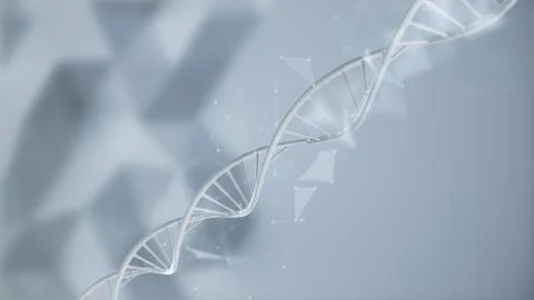 Abstract DNA molecule Loop Stock Illustration