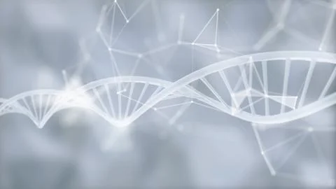 Abstract DNA molecule Loop Stock Illustration