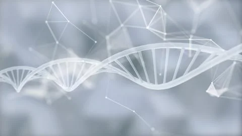 Abstract DNA molecule Loop Stock Illustration