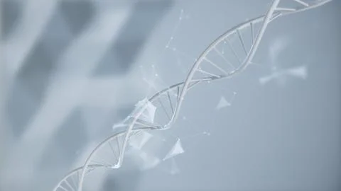 Abstract DNA molecule Loop Stock Illustration