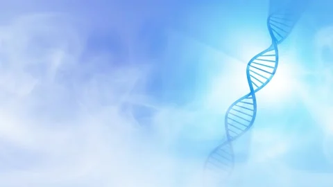 Abstract dna molecule rotation on copy space background Vídeos de archivo 227007932